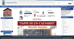 Desktop Screenshot of comune.visco.ud.it
